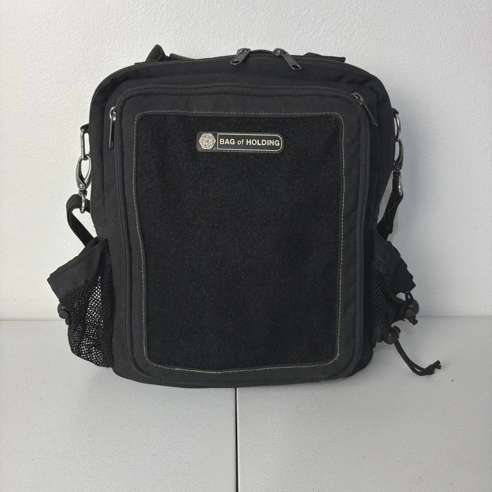 ThinkGeek Bag of Holding Con-Survival Edition Black Messenger Bag D&D Techwear